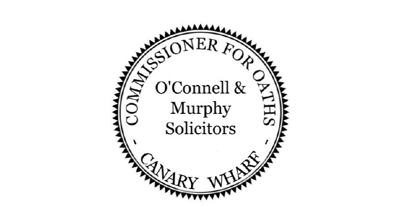 Commissioner for Oaths Stamp